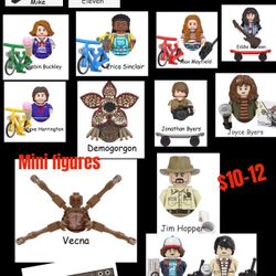 Stranger Things Building Block Mini Figures