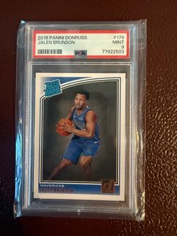 Jalen Brunson PSA Graded Rookie Card