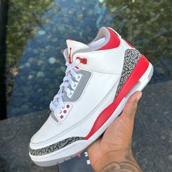 Jordan 3 Retro Fire Red (2022) (size 10.5)