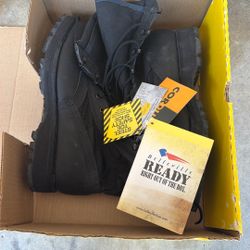 New Belleville Steel Toe Boots Size 9.5