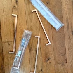 Modern Rose Gold Drawer Pulls (Set)