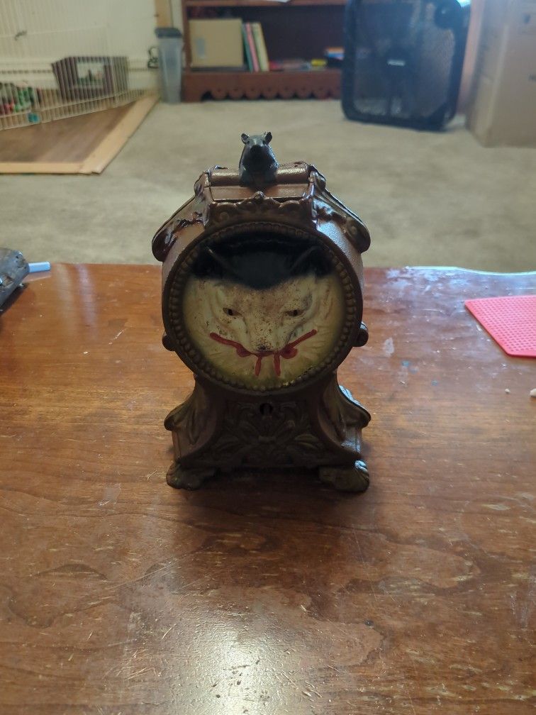 Old Metal Piggy Bank