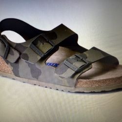 Birkenstock Milano Camo Sandal Sz 40