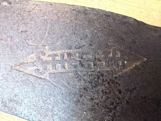 Vintage stiletto double bit axe head