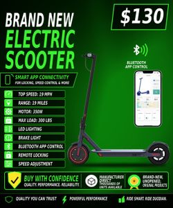 New electric scooter