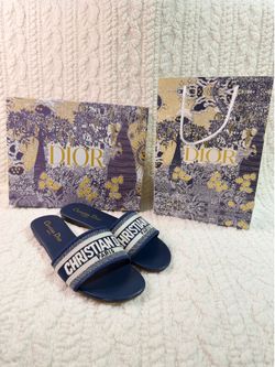 D ior Navy Sandals