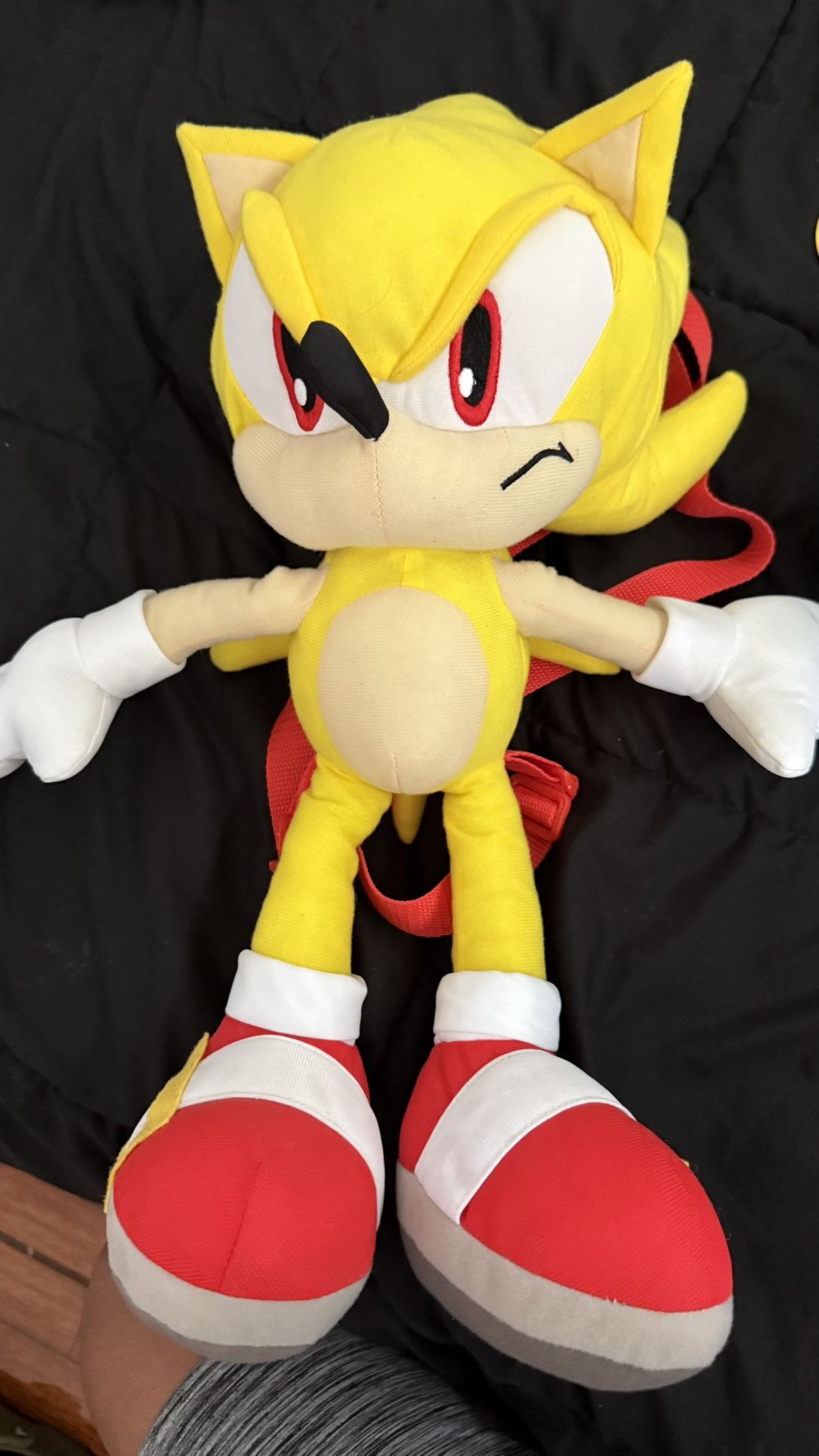 Sonic The Hedgehog Plush Backpack Both