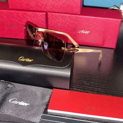 C Buff Black Lens Sunglasses 