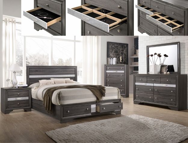 60% SALE Queen Size Platform Bedroom Set With Storage