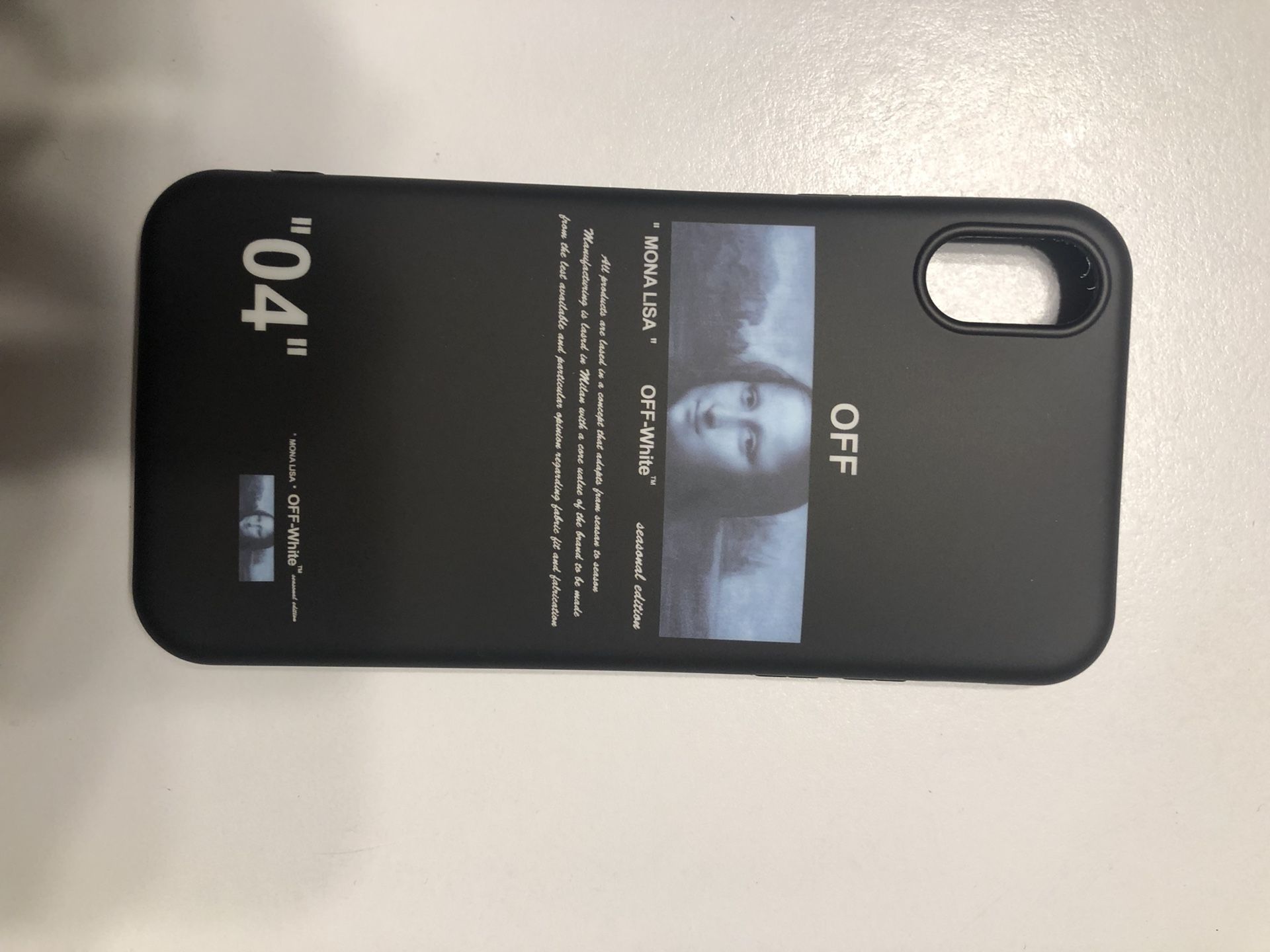 Off white case iphone X