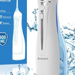 Water Dental Flosser Teeth Pick: Portable Cordless Oral Irrigator 300ML...