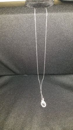 Silver pendant and chain