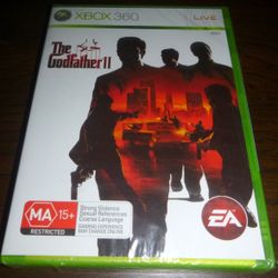 Xbox 360 Godfather 2 Brand New Sealed 