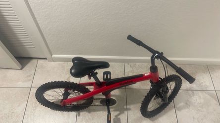 Red kids bike