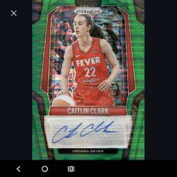 2025 Wnba Prizm Signatures Catlin Clark Green Pulsar09 /25 By