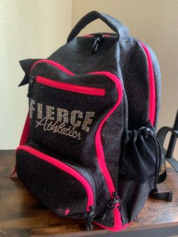Rebel Athletic Cheer Backpack Black/Pink