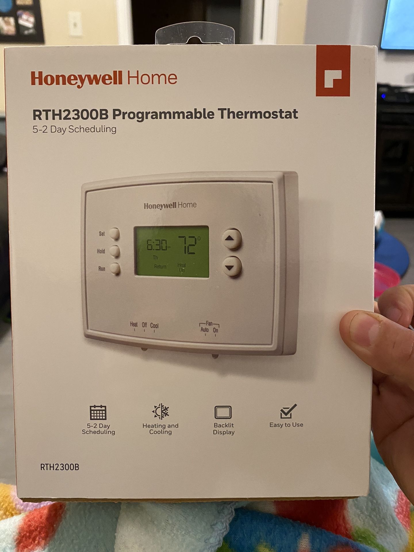 Honeywell 5-2 Day Programmable Thermostat open box