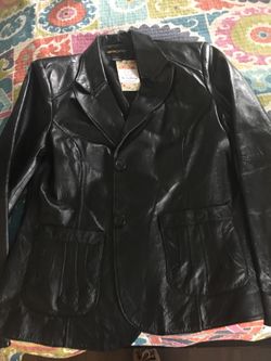 Leather jacket o