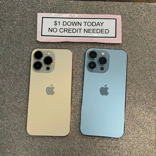 ✨ Pro-Level Cameras! - iPhone 13 Pro – Payments available with $5 DOWN ! - Smartphone