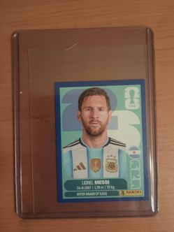 Panini FIFA World Cup Stickers blue parallel