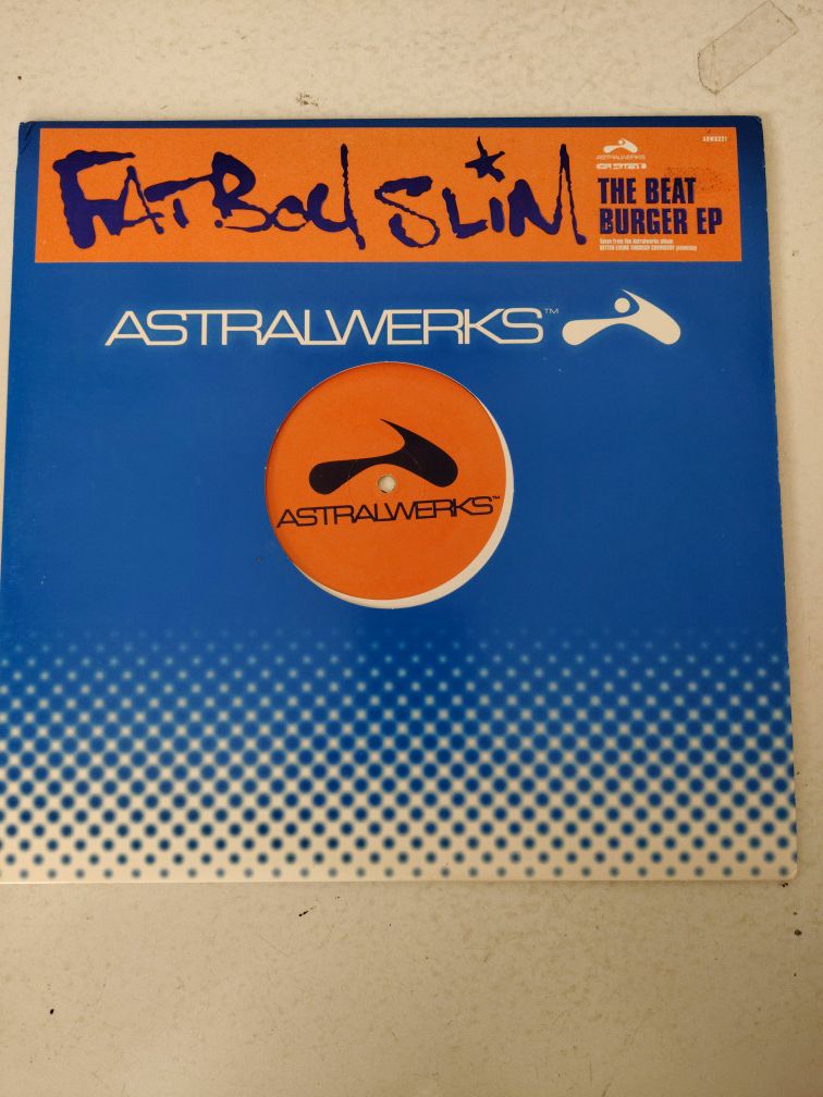 Fatboy Slim - The Beat Burger EP 12" Vinyl Astralwerks ASW 6221 1997 VG+/VG+