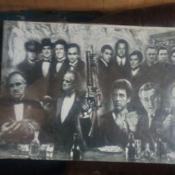 Gangster Collage 36x24 Poster
