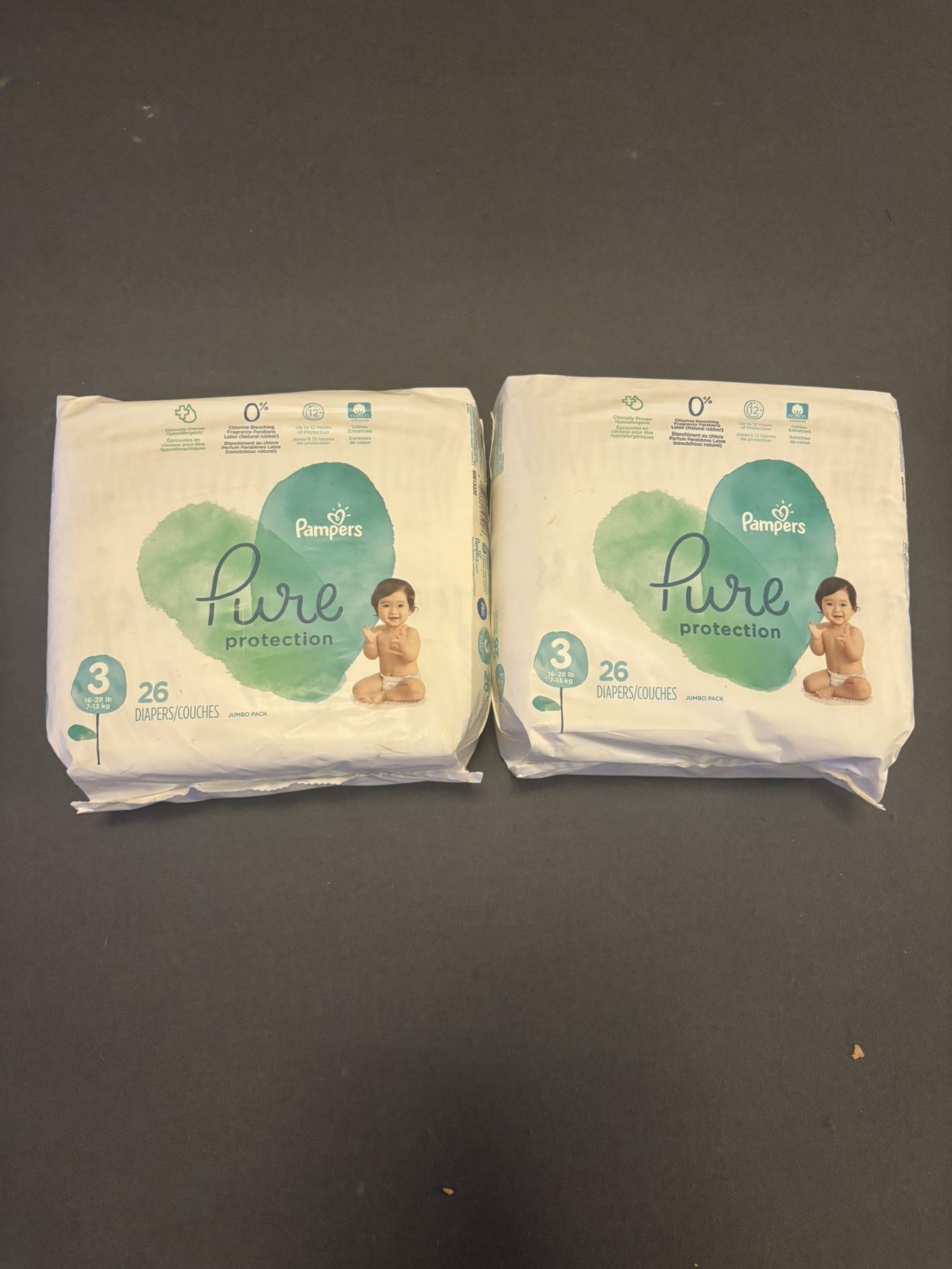 Pampers Pure Diapers $5 Each Size 3