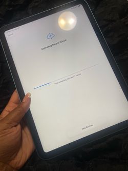 Blue iPad
