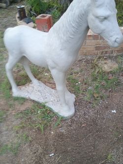 Concrete 5ft Tall Pony