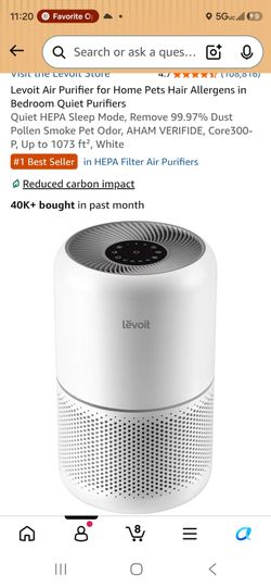 Levoit air purifier