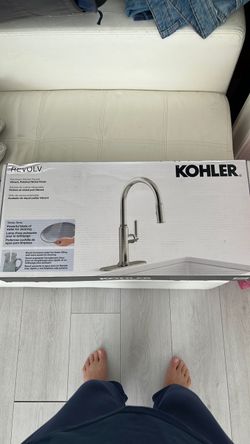 Revolv - pull down kitchen faucet- kohler