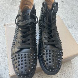 High top christian louboutin size 43 Read Description 