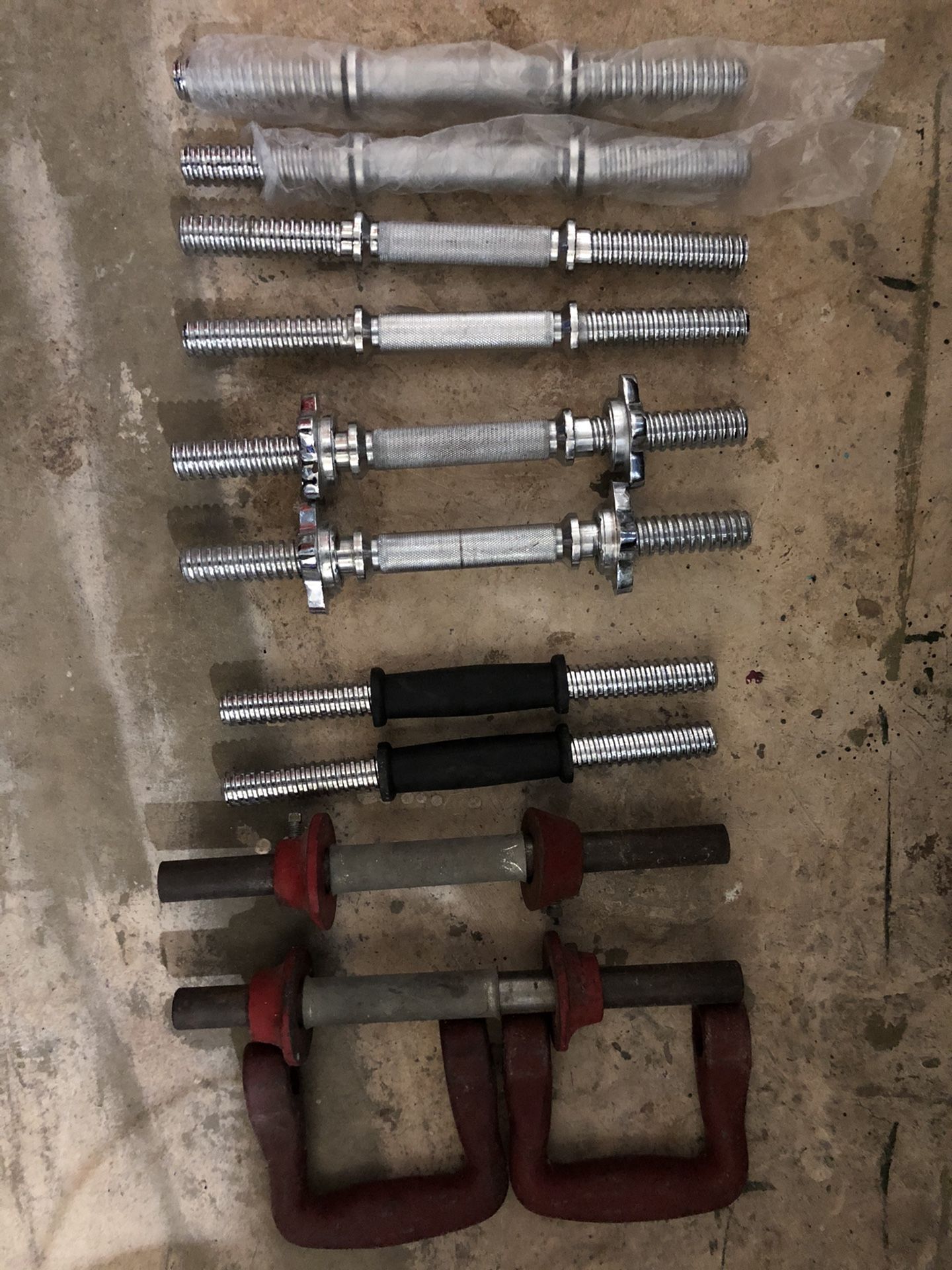 Adjustable dumbbell weights