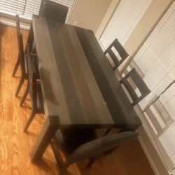 6 Chair Large Dining Table 