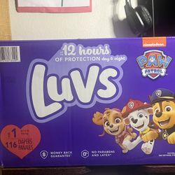 Luvs Diapers - size 1 - 116 Count 