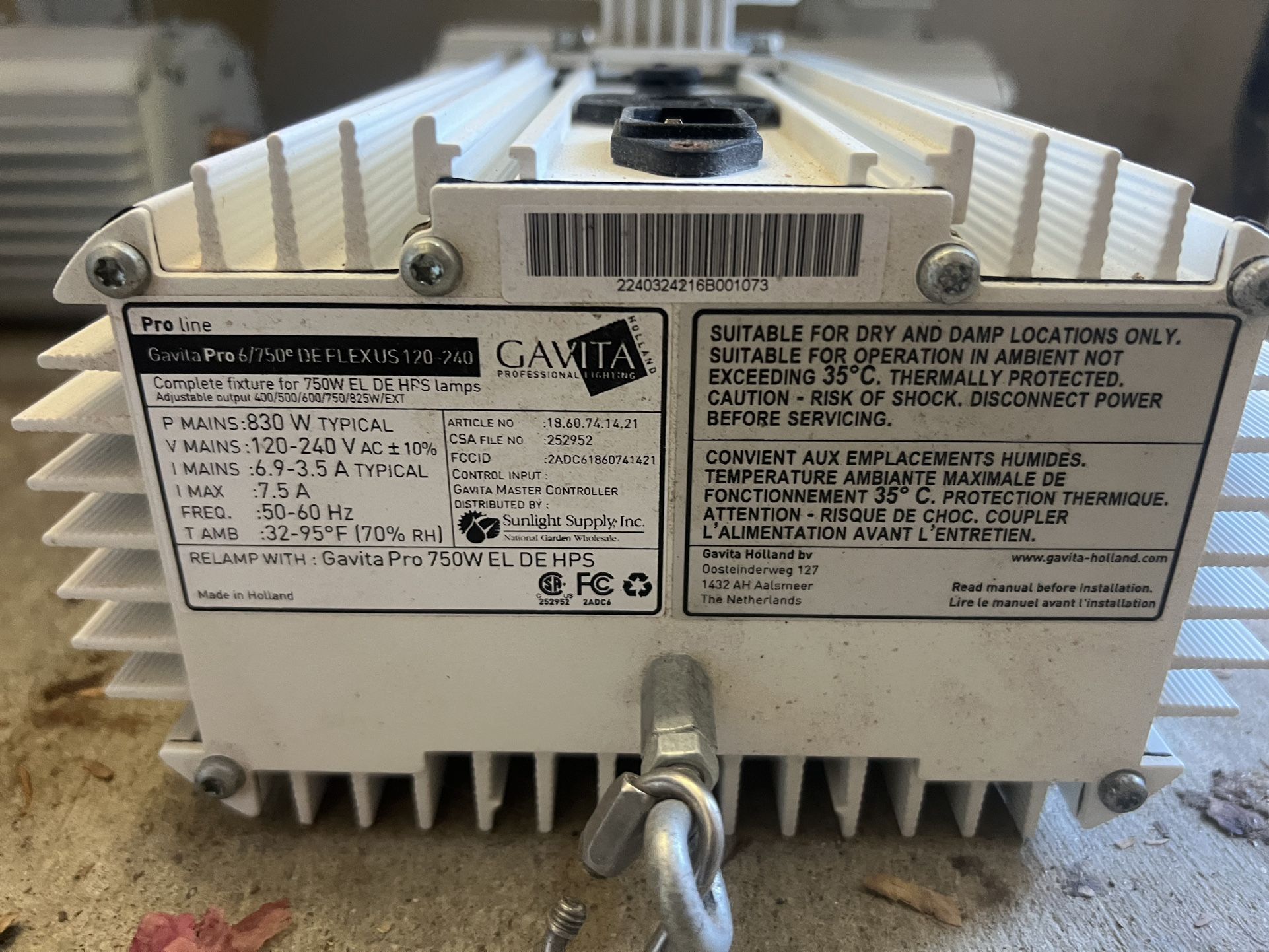 Gavita 750