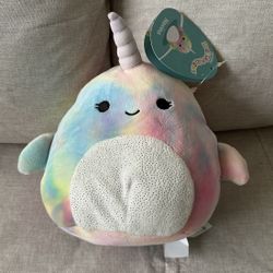 Squishmallow Navina the Narwhal Plush Stuffed Animal