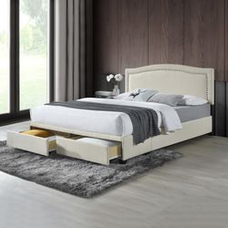 King Size Storage Bed $475 ! Queen Size $425! Price Includes Delivery!