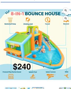 Brand new water slide