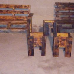 Bancas Y Mascetas Rusticas 