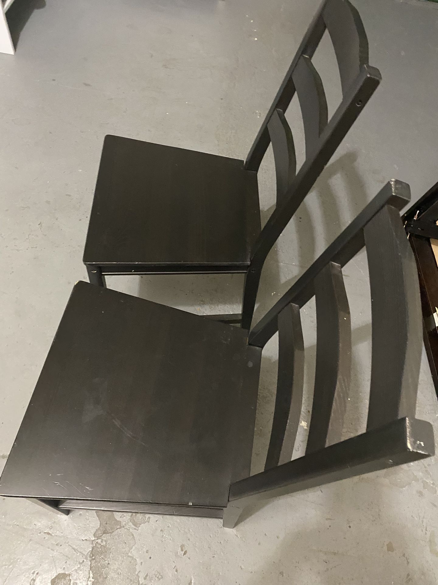 2 IKEA Wooden Chairs