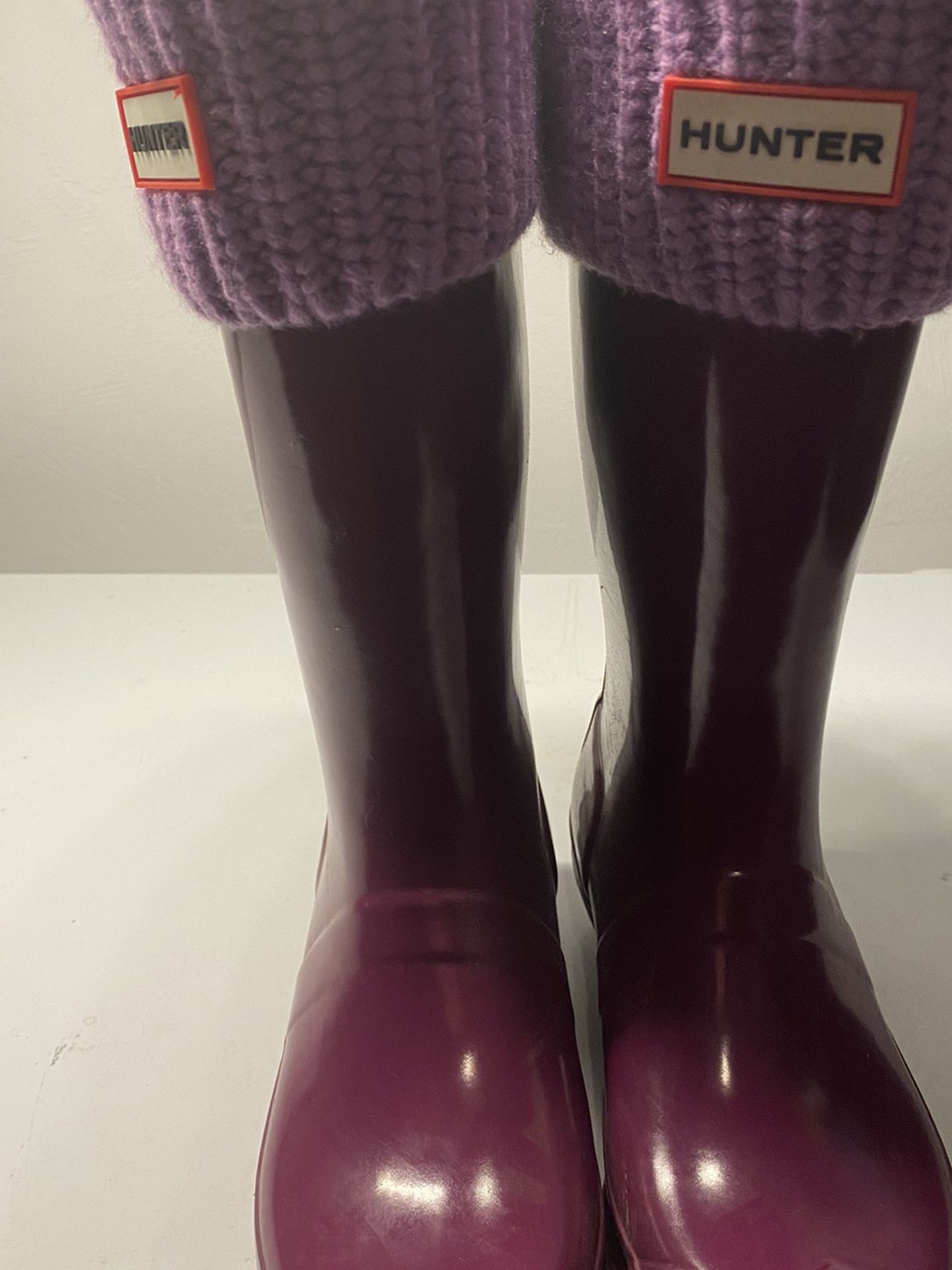 Girl Hunter Rain Boots With Boot Socks