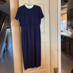 Royal Blue Donna Morgan Evening Dress