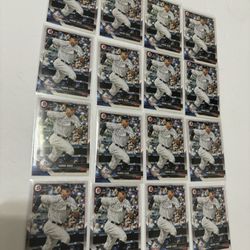 2018 Aaron Judge Bowman Baseball Card Lot (16)