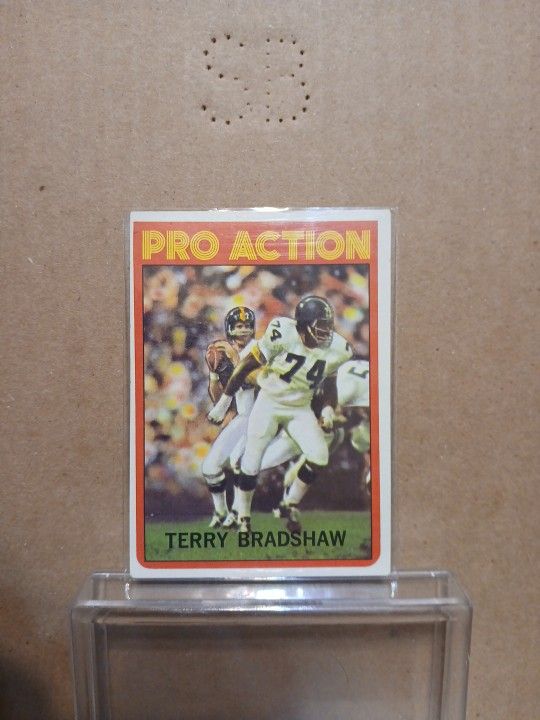 1972 Topps Terry Bradshaw Pro Action