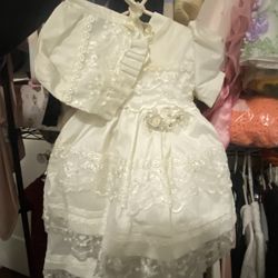 Baptism Dress 6-12 Months $20
