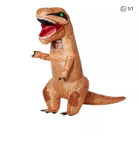 Inflatable Costume Of A Dinosaur