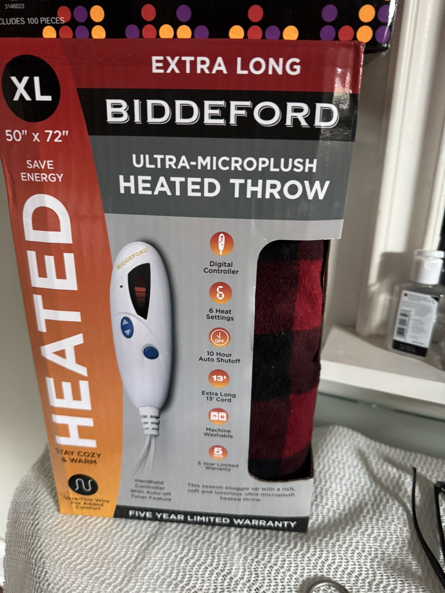 Heated Blanket:throw