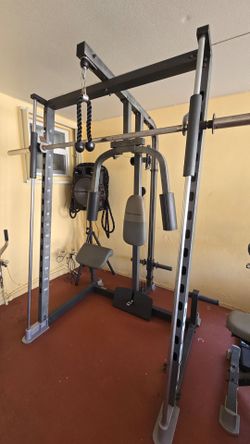 Smith Machine Full body, w. Weights (Can disassemble)