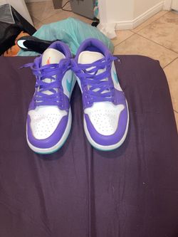 Air Jordan 1 low purple aqua size 12